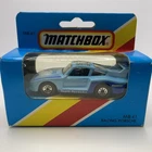 VINTAGE MATCHBOX MB-41 RACING PORSCHE LIGHT BLUE CAR DIECAST BOXED MINT