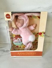 ANNE GEDDES Desiner Puppe Sammlerpuppe Baby Bunny ROSA ca.23 cm NEU und OVP