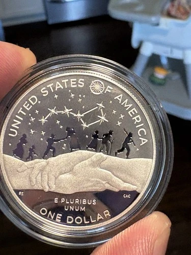 2024 Harriet Tubman Silver Dollar 1st Federal U.S. Mint OGP Silver PROOF Coin