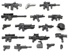 BrickArms Modern Combat Tactical Set di armi V2 - 17 pezzi per minifigure