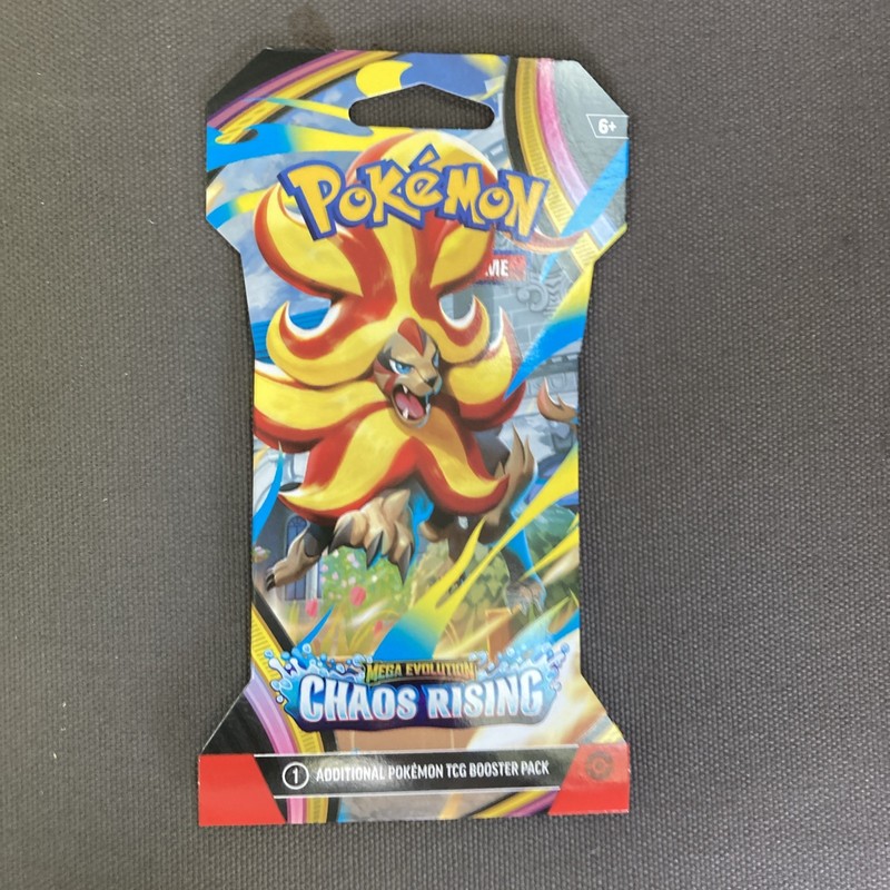 Pokémon TCG Mega Evolution Chaos Rising Booster Pack English Pyroar Age 6+ NEW