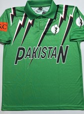 Pakistan Cricket 1993 Thunder Polo – Retro Sports Sublimation Memorabilia UK