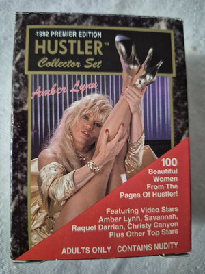 Hustler 1992 Premier Edition 100 Cards Collector Set Box!