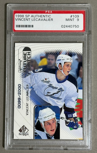 Vincent Lecavalier #109 1998 SP Authentic card