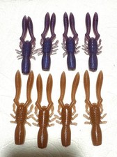 Megabass Bottle Shrimp 3" Lure 8pcs Unused No Package Fishing Soft Plastic