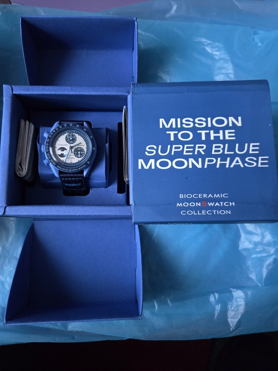 Swatch x Omega Moonswatch Mission To The Super Blue Moonphase