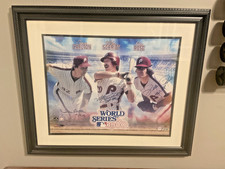 Phillies Mike Schmidt, Pete Rose,Steve Carlton Auto INS 16x20 Photo PSA DNA