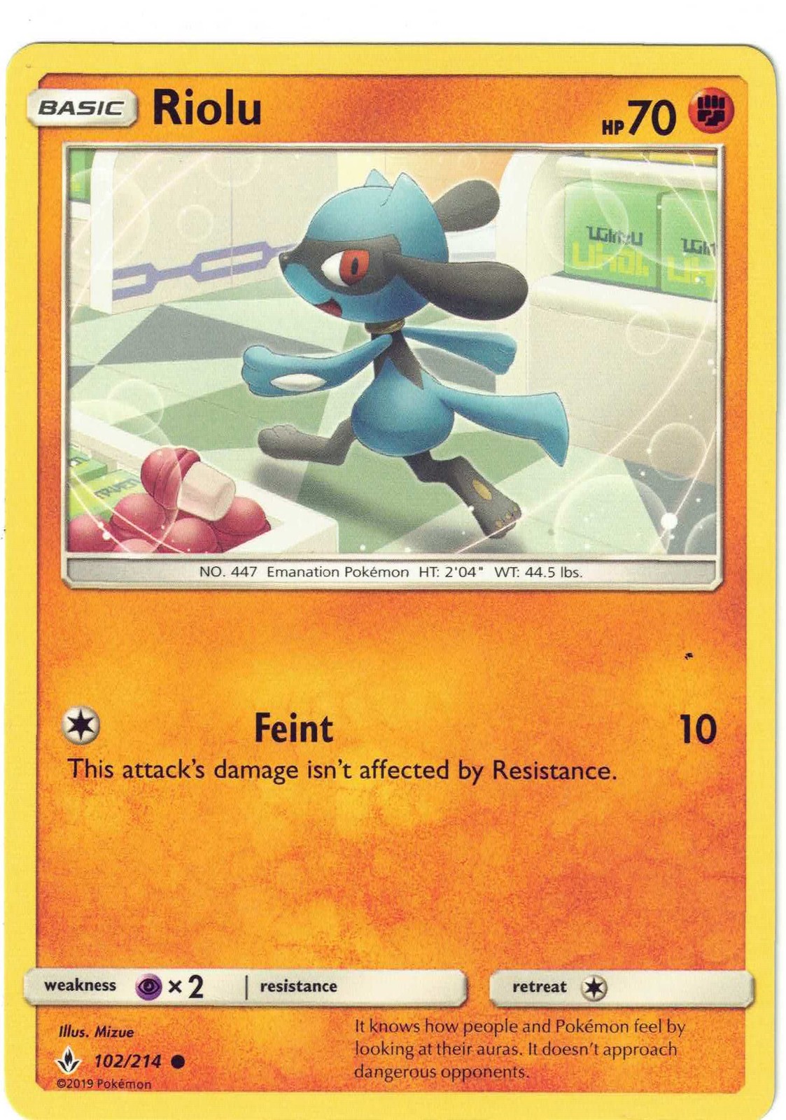 Unbroken Bonds #102/214 Riolu