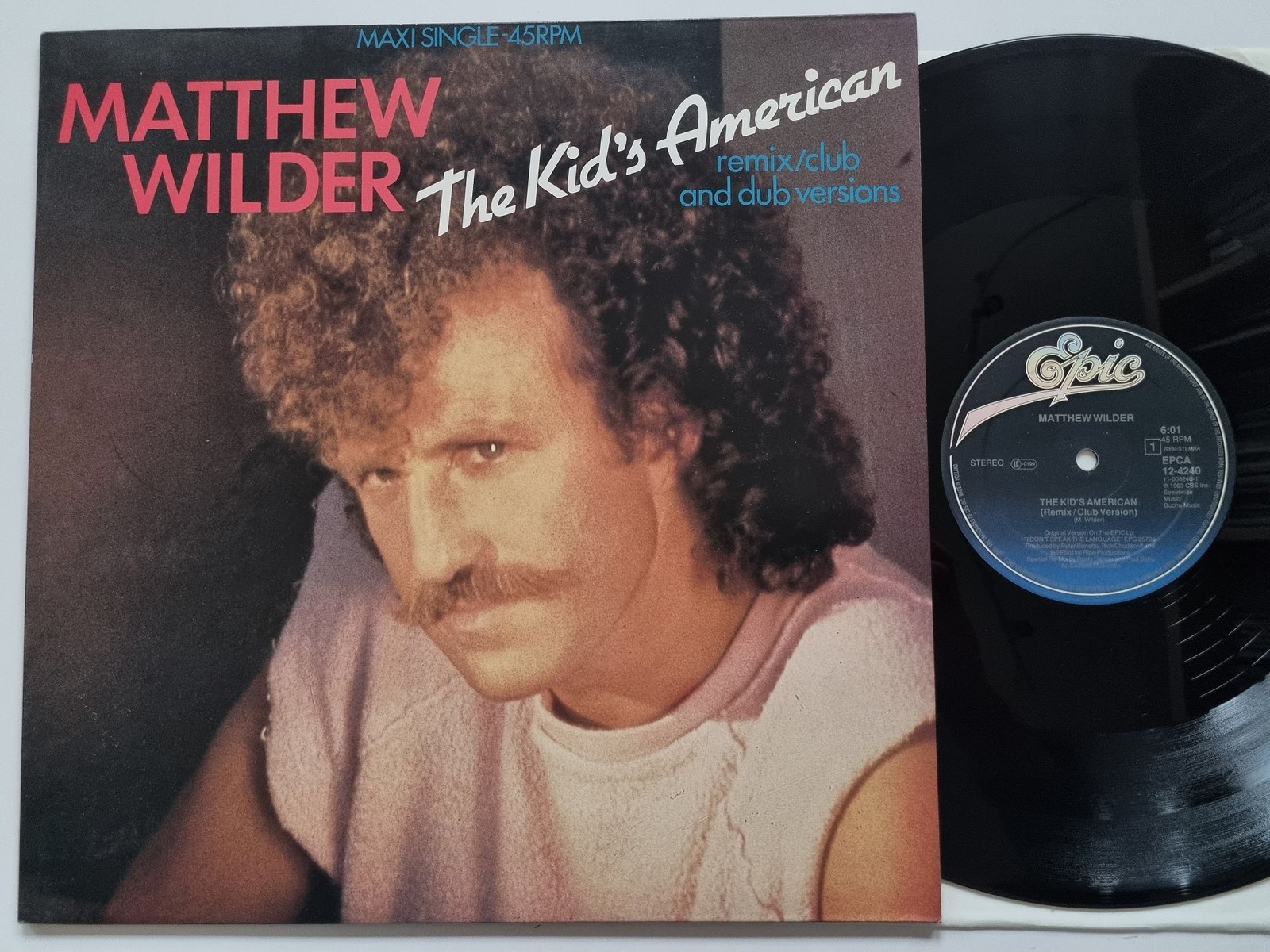 Matthew Wilder - The Kid's American 12'' Vinyl Maxi Netherlands