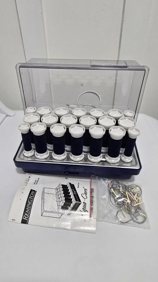 Remington K-40 Aqua Curl 20 Velvety Curlers Rollers Steam Setting Tested - Image 4 of 4