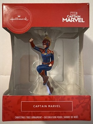 NEW Hallmark CAPTAIN MARVEL Avengers Christmas ORNAMENT New In Box.