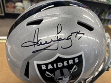 Howie Long Autographed Oakland Raiders F/S Flash Speed Helmet-Beckett W Hologram
