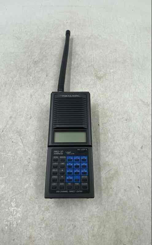 Realistic PRO-37 20-138 Black 200 Channel Radio Communication Handheld Scanner