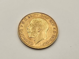 1913 Great Britain Gold Half Sovereign – King George V – 22ct Gold – 4.00g (1)