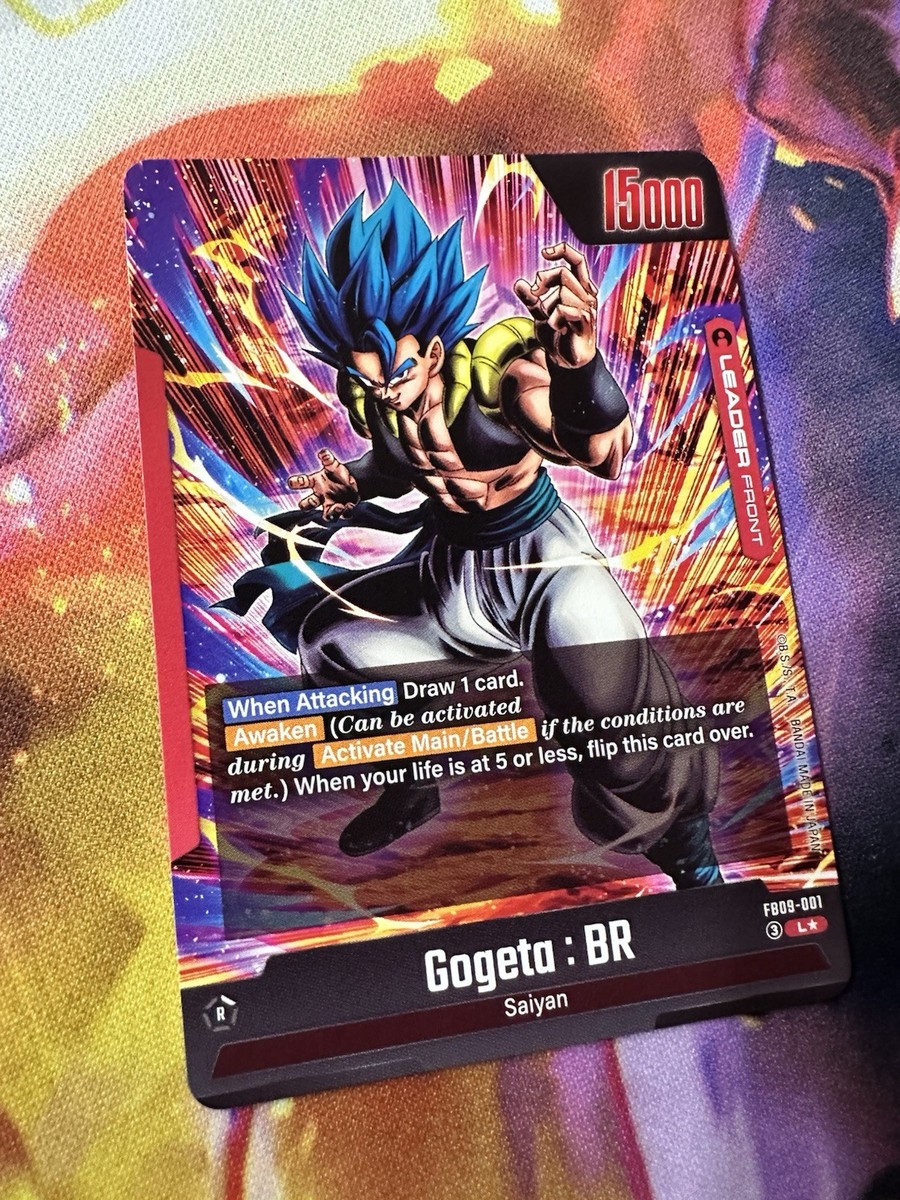 Gogeta : BR #FB09-001 Alt Art Leader L* FB09 Dual Evolution