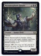 Metamorphosis Fanatic NM Commander: Duskmourn: House of Horror 21 MTG Regular