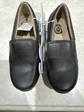 Children s Place Boys Dark Brown Slip-on Dress Shoes Loafer Size 13