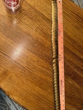 Vintage Oval Metal Elastic Belt 24 in Flower Gold Tone Stretchy 1980s