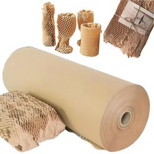 Eco Friendly Honeycomb Packing Paper, 15" x 820' Honeycomb Cushioning Wrap Ro...