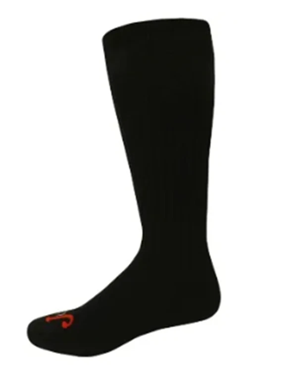 Justin Cushioned Over-the-Calf Boot Socks, Black, XL(men's shoe 12-16), 3 pairs
