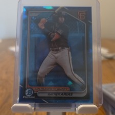 Bowman 2024 Sapphire Edition #BCP-127 Rayner Arias Giants MLB Chrome