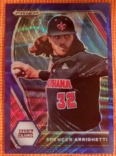 2021 Panini Prizm Draft Picks~#PDP178 Spencer  Arrighetti Blue Wave Prizm RC