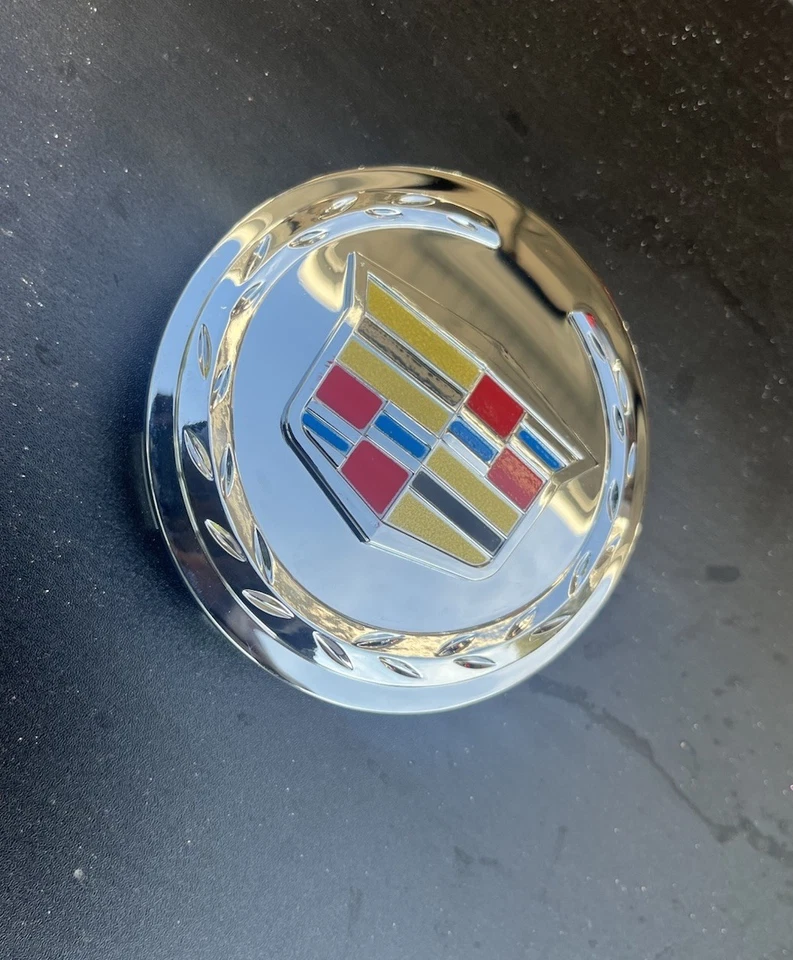 CADILLAC SRX DTS XLR STS CTS ATS XTS CENTER CAP 9596628 9597375 2.625" INCH WIDE - Image 2 of 4