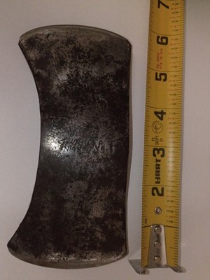 Title: Vintage Genuine Norlund Double Bit Axe Head   Trailblazer/Cruiser Pattern