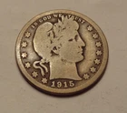 1915 S BARBER QUARTER.   VERY GOOD CONDITION.
