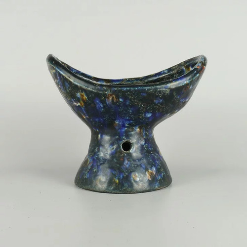 Vaso per bonsai Bunzan Echizen ovale smaltato 18 cm (7,1 pollici) Giappone nuovo - Foto 1 di 6