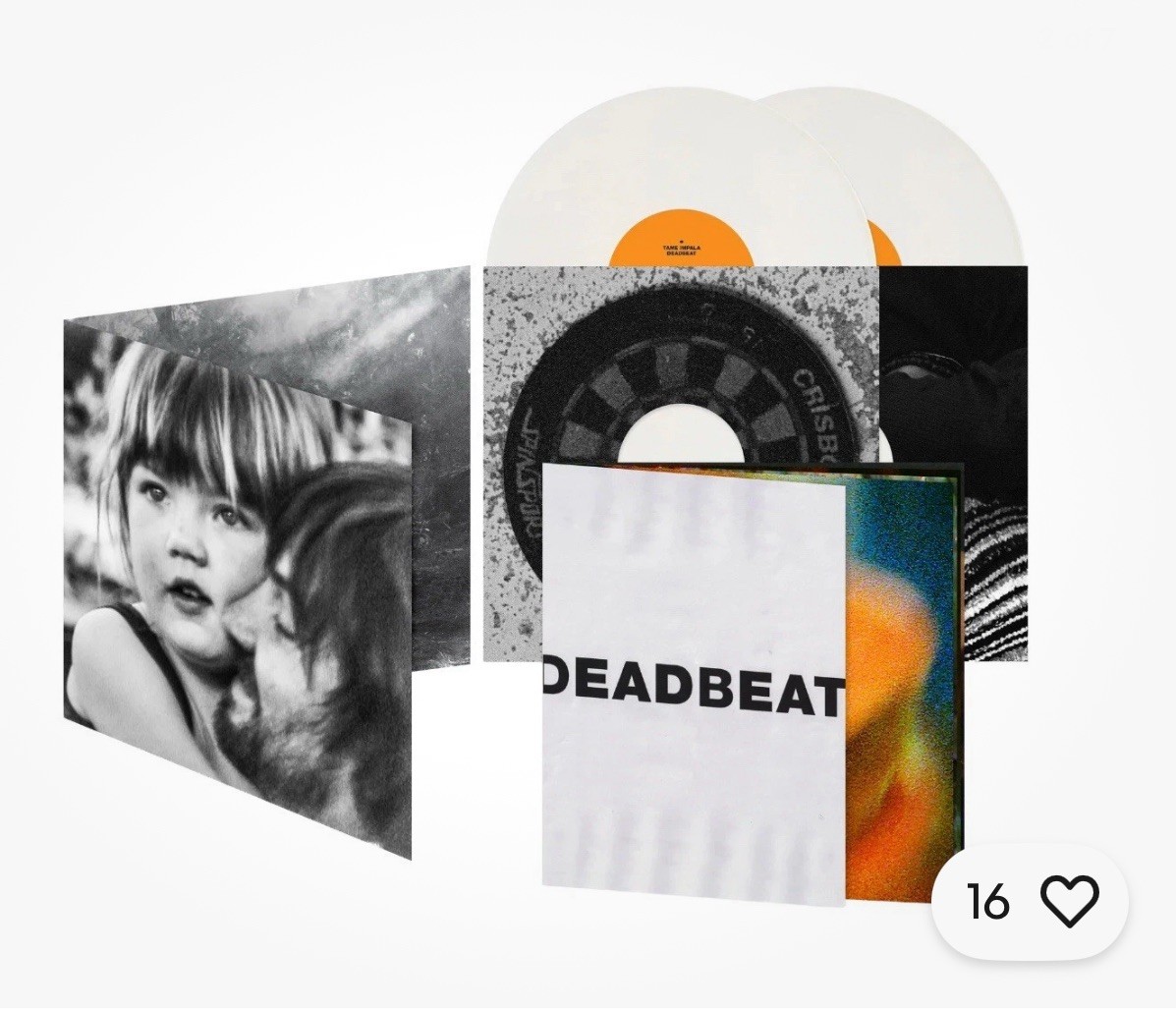 Tame Impala - Deadbeat - Dracula White Fang Spotify Vinyl - Rare - Sold Out