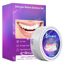 Silicone Reliner For Dentures User-Friendly Denture Repair Kit Silicone Friendly