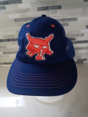 Bobcat Officially Licensed Embroidered Logo Blue Mesh Snapback Trucker Hat Cap