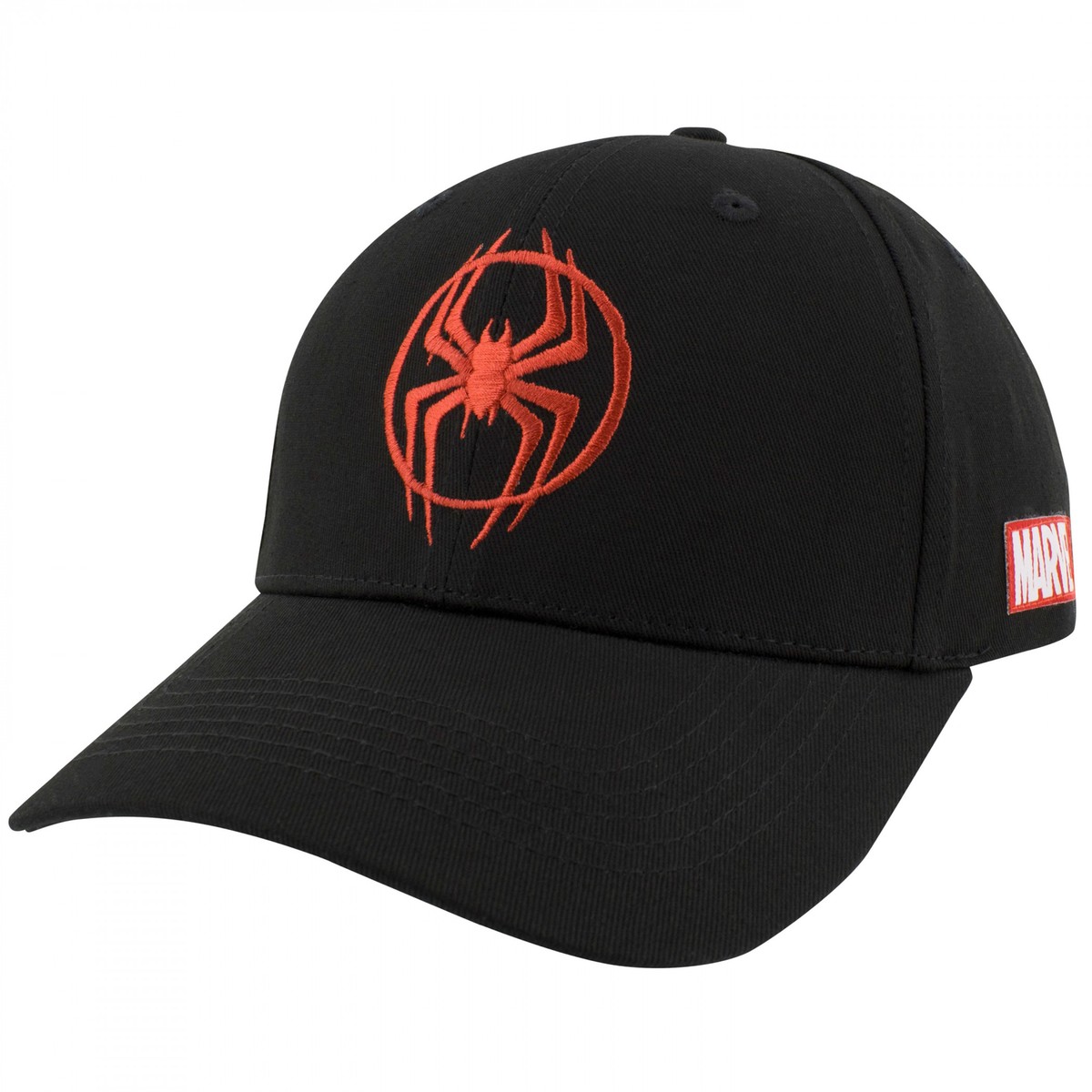 Miles Morales Spider-Man Logo Snapback Hat Black | eBay