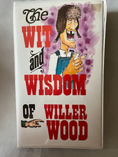 THE WIT AND WISDOM OF WILLER WOOD ~ VHS ~ Created by WILLARD TATE ~ 1988