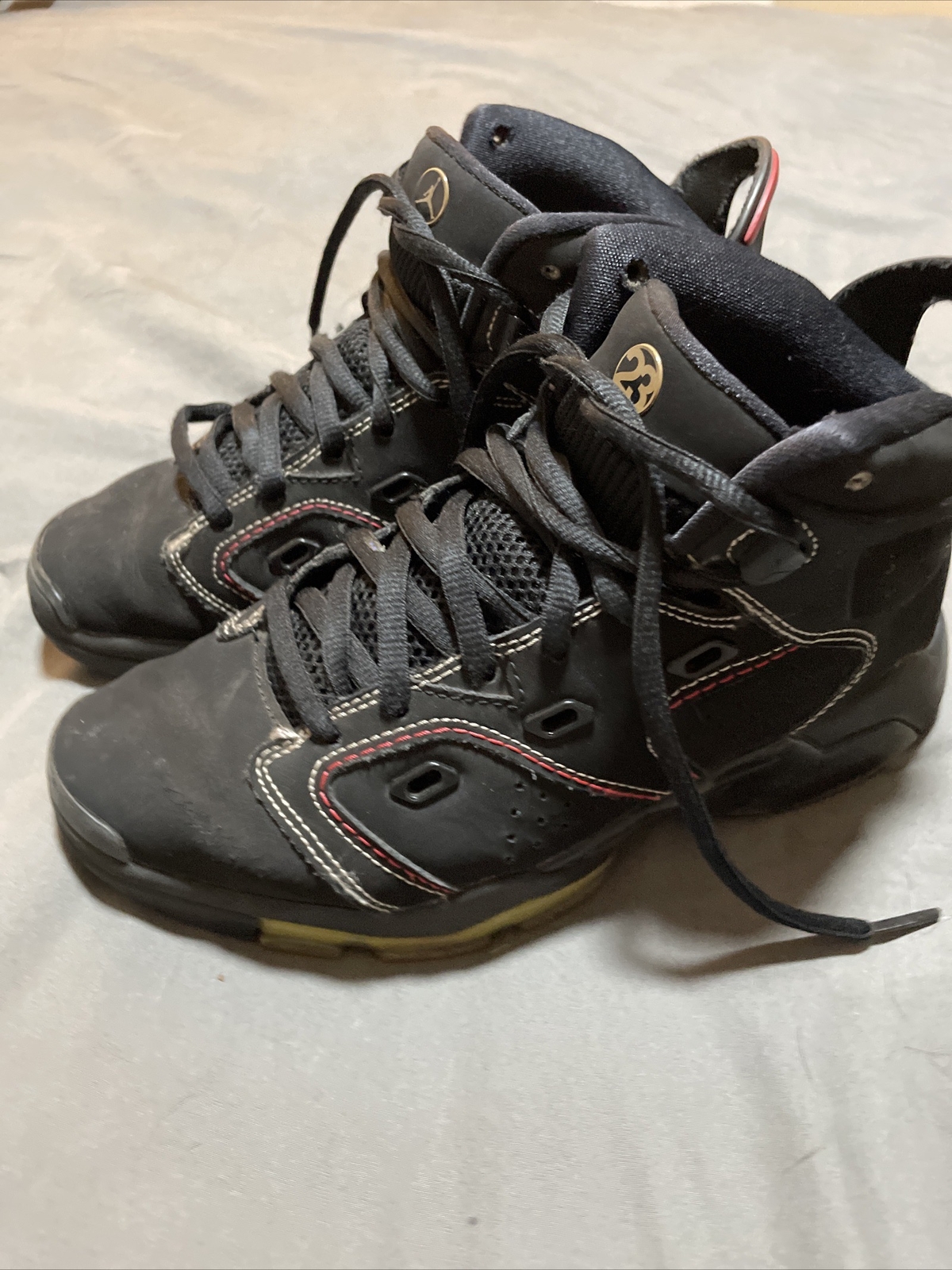 SAOLA Scarpe da basket Nike Air Jordan nere sneakers DM1159 003 ragazzo taglia 5 5