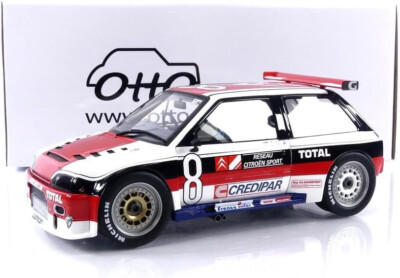Miniature Ottomobile 1/18 – Citroën AX Super Production – Circuit Lédemon 1988 – Rouge