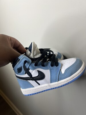 Nike Air Jordan 1 Retro High TD 'University Blue ' Size 8C | eBay