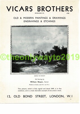Vicars Brothers, Advert, Shayer Painting, , Book Illustration (Print), 1934