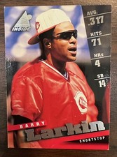 1998 Pinnacle Inside #11 Barry Larkin Cincinnati Reds