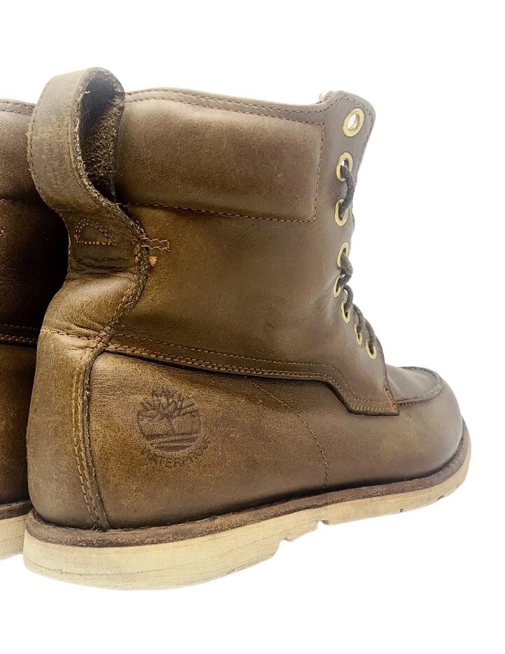 Timberland Mens Sz US 10.5 Timber Dry Green Rubber Leather  display picture 3