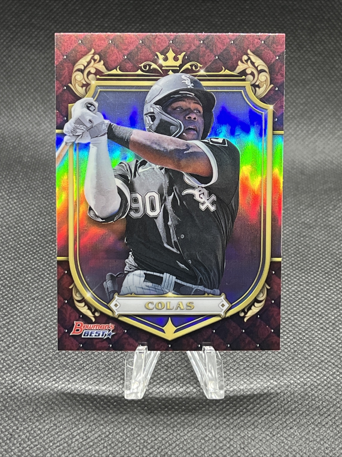 2022 Bowman's Best OSCAR COLAS Prospective Royalty #PR-4 Chicago White Sox