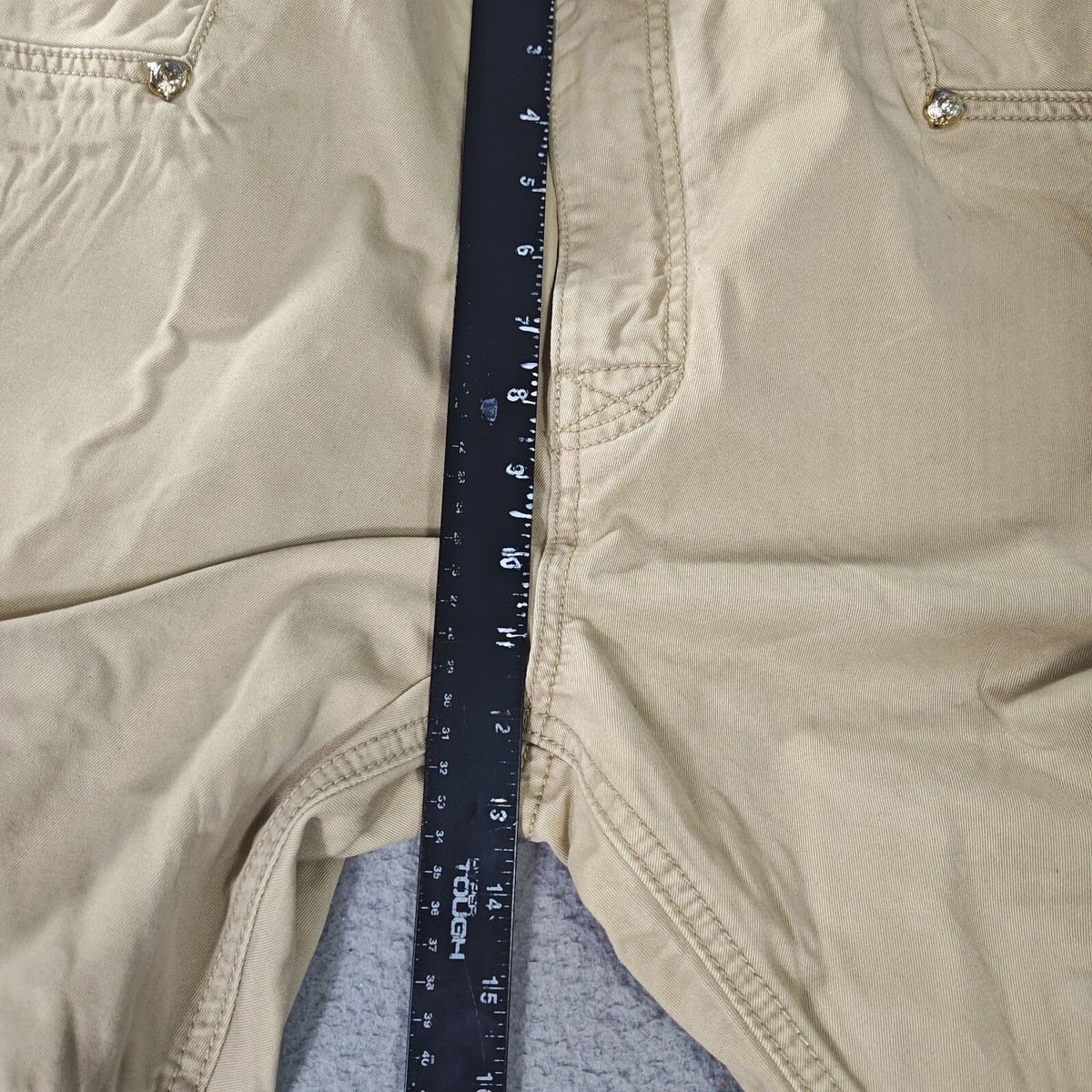 ★codegraphy★ Washed embroidery artwork cargo pants khaki C COOGI Cargo Pants Men's 40x34 Beige 