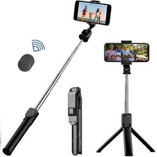 3-In-1 28-40" Extendable Selfie Stick with Detachable Remote and Phone Holder