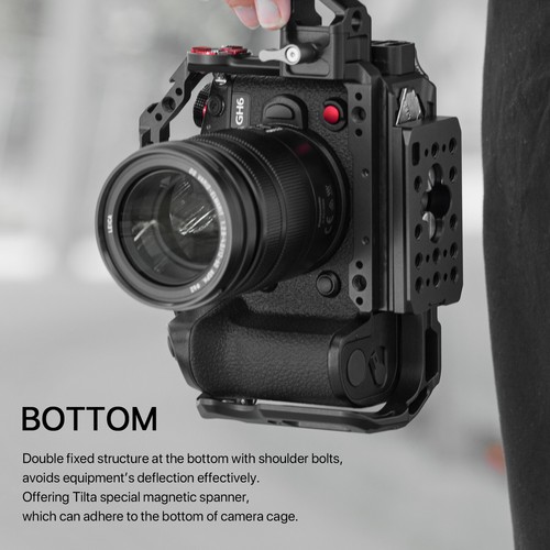 Tilta Camera Cage Kamera Halter Protective für Panasonic GH6/GH7 Basic Kit - Picture 3 of 12