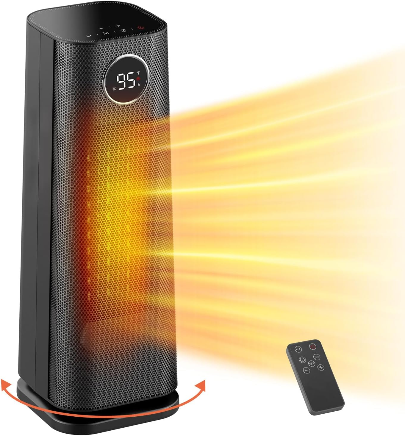 Space Heater for Indoor Use, 1500W Fast Electric Portable Ceramic Heaters with T