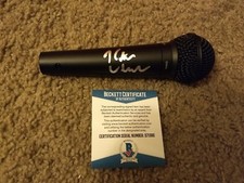 KEITH URBAN Signed MICROPHONE BECKETT CERTIFIED D71390 COA