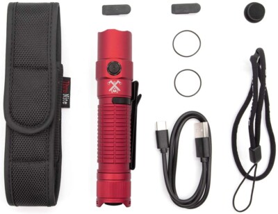 ThruNite TT20 Tactical Flashlight, 2526 Lumens, USB C, red, CW | eBay