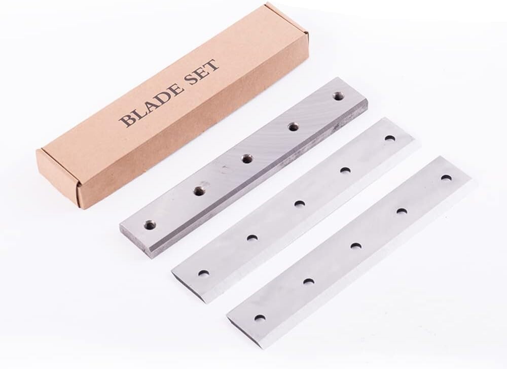 Wallemac Wood Chipper Shredder Replacement Blade/Knives Set (Qty 3)  for WCP15A