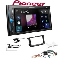 Pioneer Multimedia Autoradio Bluetooth Dab+ FüR Skoda Superb II Ab 2010 In Black